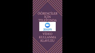 Zoom Telefona Nasıl Kurulur? Nasıl Derse Katılınır?