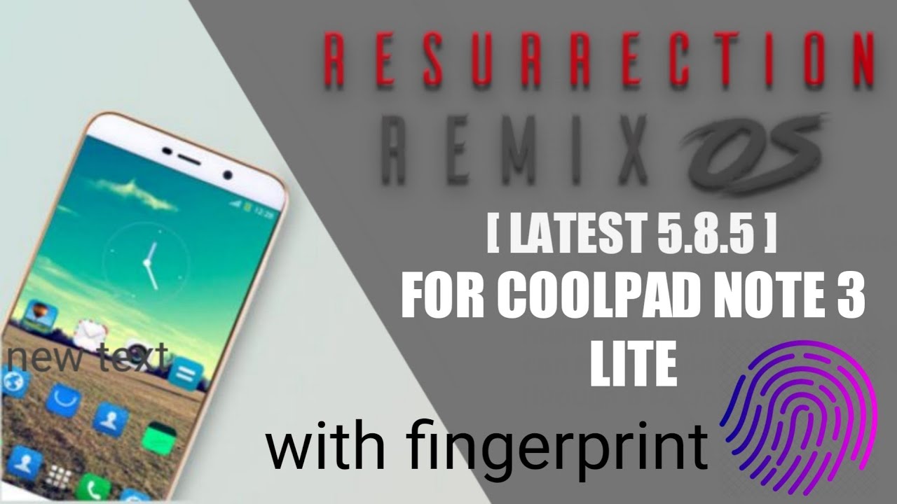 [LATEST] Resurrection Remix V5.8.5 for Coolpad Note 3 Lite nougat based ...