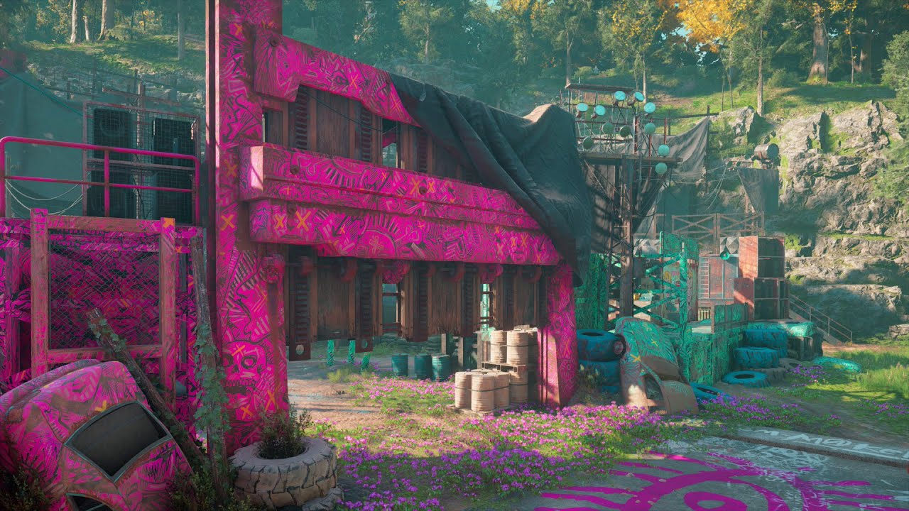 Far Cry New Dawn | Video Game Ambience | Highwaymen Outpost