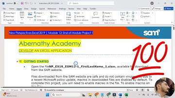 New Perspectives Excel 2019 | Module 12: End of Module Project 1 #AbernathyAcademy #ExcelModule12