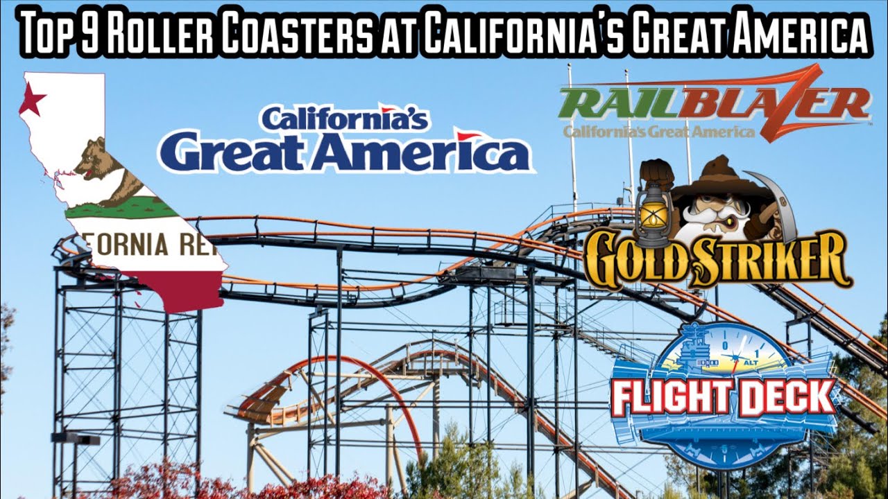 Top 9 Roller Coasters at California s - Maxresdefault