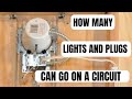 How many outlets per breaker? how many outlets on a circuit? residential electrical code for circuit