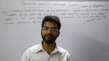JEE Advanced 2015 Integer Type Question based on Progressions