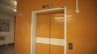 2X Old Kone Traction Elevators Kungsgatan 39 & 41, Eskilstuna, Sweden