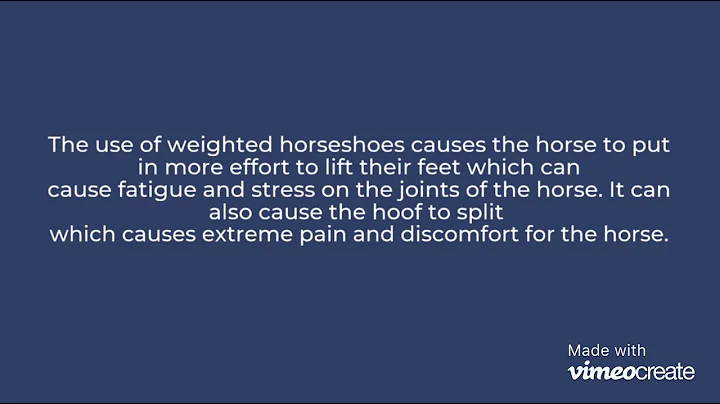 PSA Video: Soring