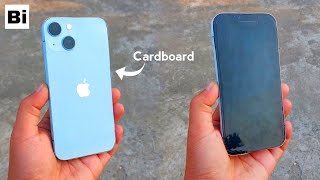 DIY iPhone 14 Plus from Cardboard