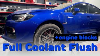 WRX STI 2016 Full Coolant FLUSH How To