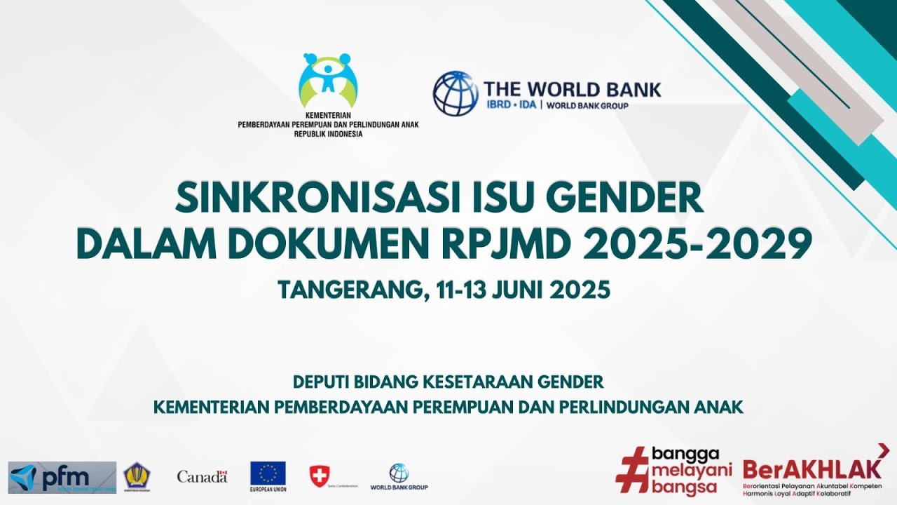 Sinkronisasi Isu Gender Dalam Dokumen RPJMD 2025 – 2029 - YouTube