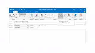 Office 365 Bytes |  Create a Recurring Event in Outlook
