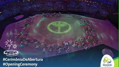 Cerimónia de Abertura dos Jogos Olímpicos do Rio no Brasil