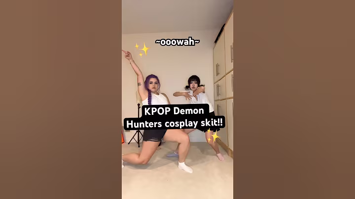 Kpop Demon Hunters Rumi and Zoey cosplay skit! #kpopdemonhunters #huntrix #kdh #rumi #zoey #cosplay