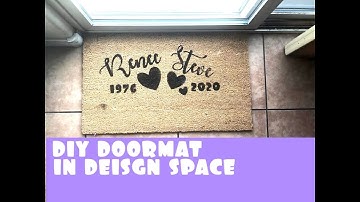Cricut Design Space Tutorial, DIY Doormat with FlexSeal #flexseal #cricut #doormat #diydoormat
