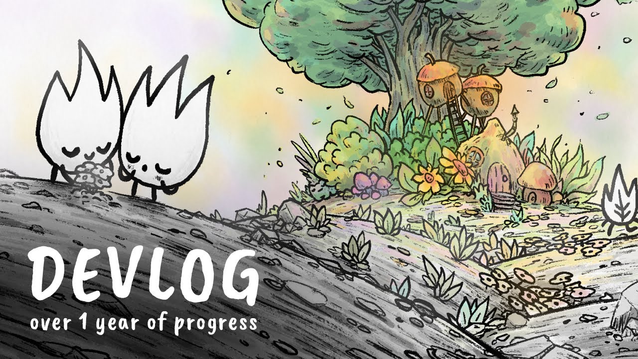 Working on a cozy nature game ~ Garden Ink Devlog