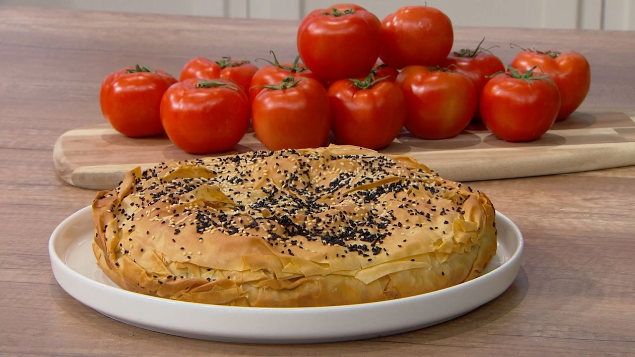 Ντοματόπιτα σαν στραπατσάδα | Ανδρέας Λαγός