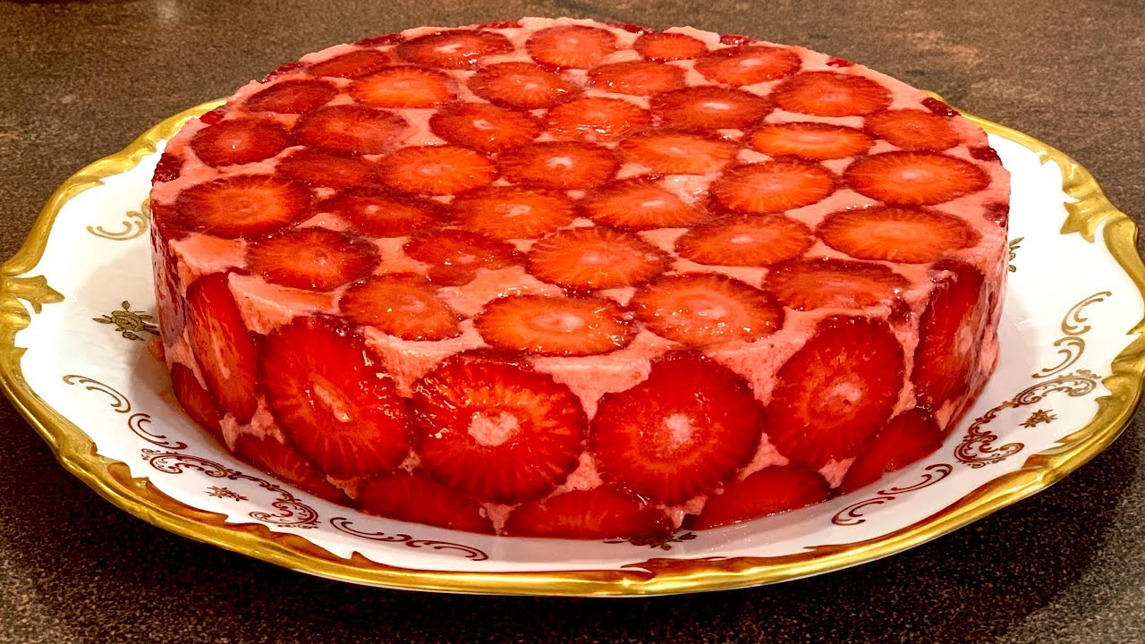 Ягодова торта с неустоим вкус и аромат / Клубничный муссовый торт