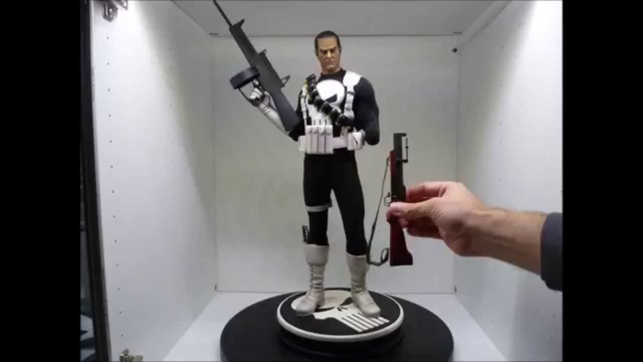Custom Punisher Premium Format PF statue by Sideshow Daredevil head and addons etcpp