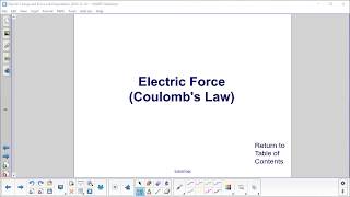 Lab PSS Electric Charge and Force Lab Elec Force Coulomb's Law