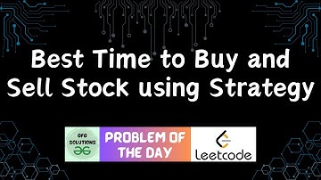 #759 Best Time to Buy and Sell Stock using Strategy | Leetcode POTD | GFG Solutions | 18-12-2025