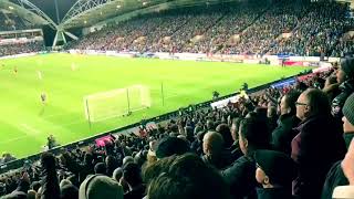 Mo Salah song The Egyptian King! | LFC fans at Huddersfield