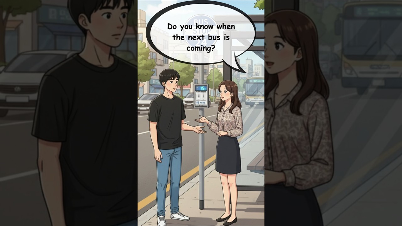 🚌Taking the Bus to the City Centre- Easy English Conversation