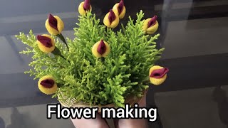 How to make a simple flower using.........!