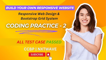CODING PRACTICE 2 | Responsive Website | Responsive Web Design & Bootstrap Grid System | CCBP