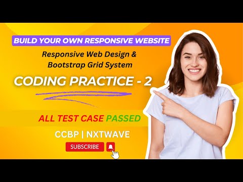 CODING PRACTICE 2 | Responsive Website | Responsive Web Design & Bootstrap Grid System | CCBP