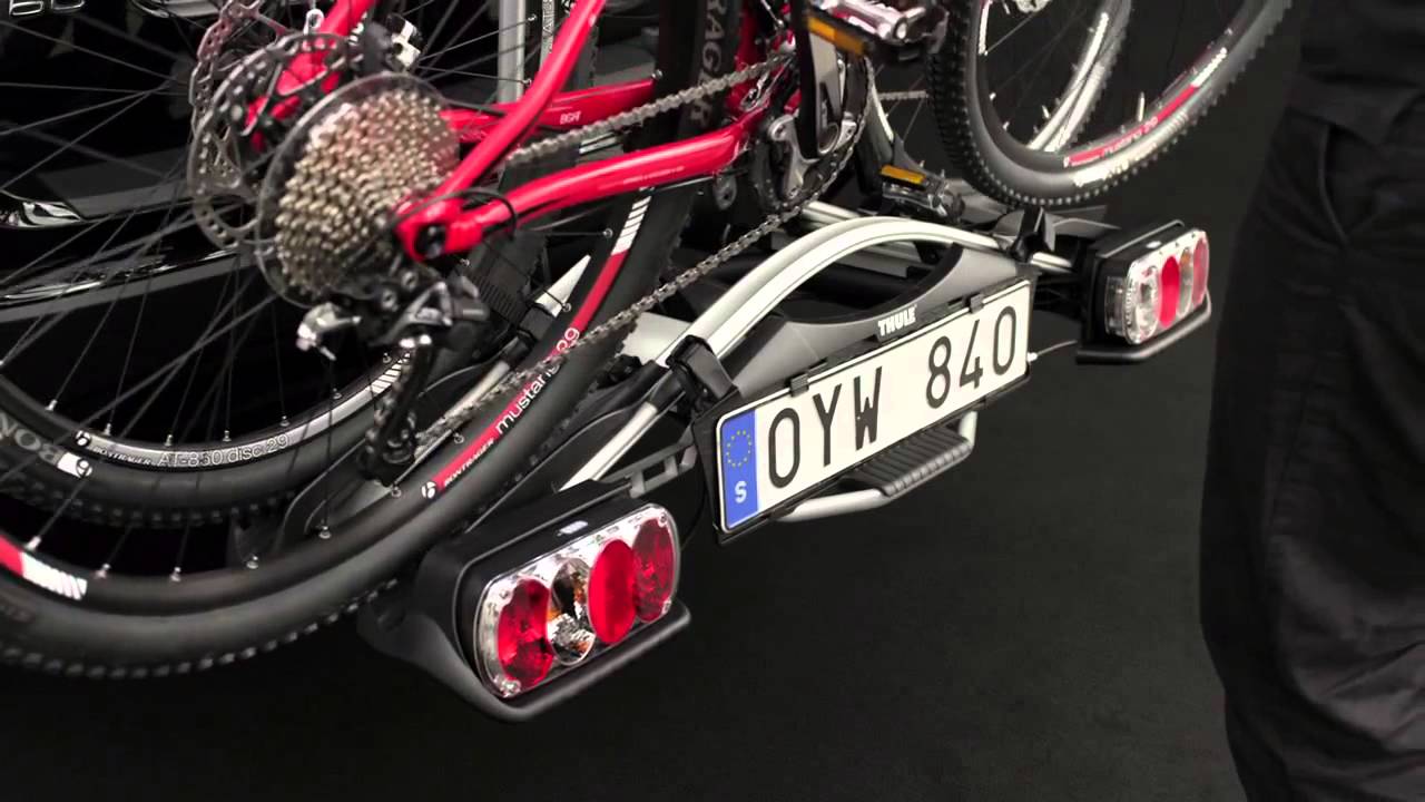 Porte-vélos d'attelage plate-forme THULE Euroway G2 921 - 923 disponible  sur Norauto.fr - YouTube