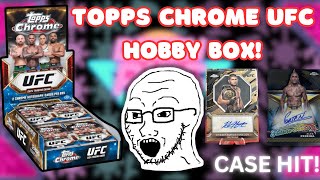 CASE HIT! 2024 Topps Chrome UFC Hobby Box Review!