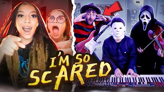 SPOOKY Musicians Shock Strangers on Omegle...(ft. Michael Myers & Ghostface)