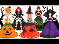 DIY Halloween Costumes out of Play Doh Clay 🎃  Disney Princess Dolls Dress Up