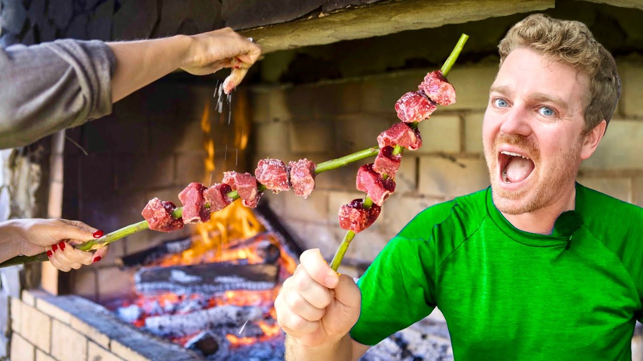 Where The Locals Eat in Madeira: The Best Espetada (Local Meat Kebabs)