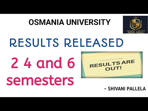 OSMANIA UNIVERSITY RESULTS ARE OUT || LINKS || 2023 || JUNE/JULY || EXAM || @shivanipallela1905
