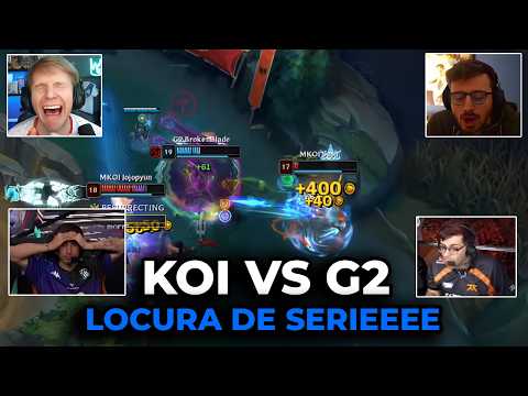 Streamers Reaccionan a KOI Derrotando a G2 Asegurando el Top 4 de la LEC | KOI vs G2 Reacciones