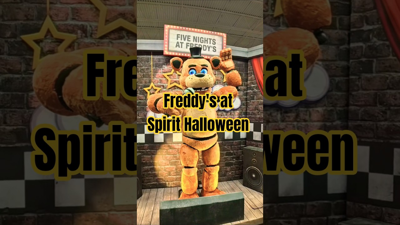 Spirit Halloween Freddy Fazbear #halloween2026 #fivenightsatfreddys #spirithalloween