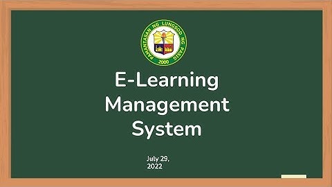 E-Learning Management System | Demo