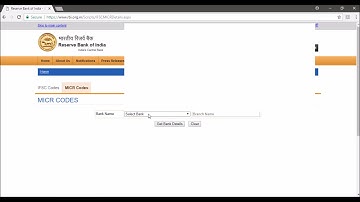 MICR Code : How to get bank MICR Code online?