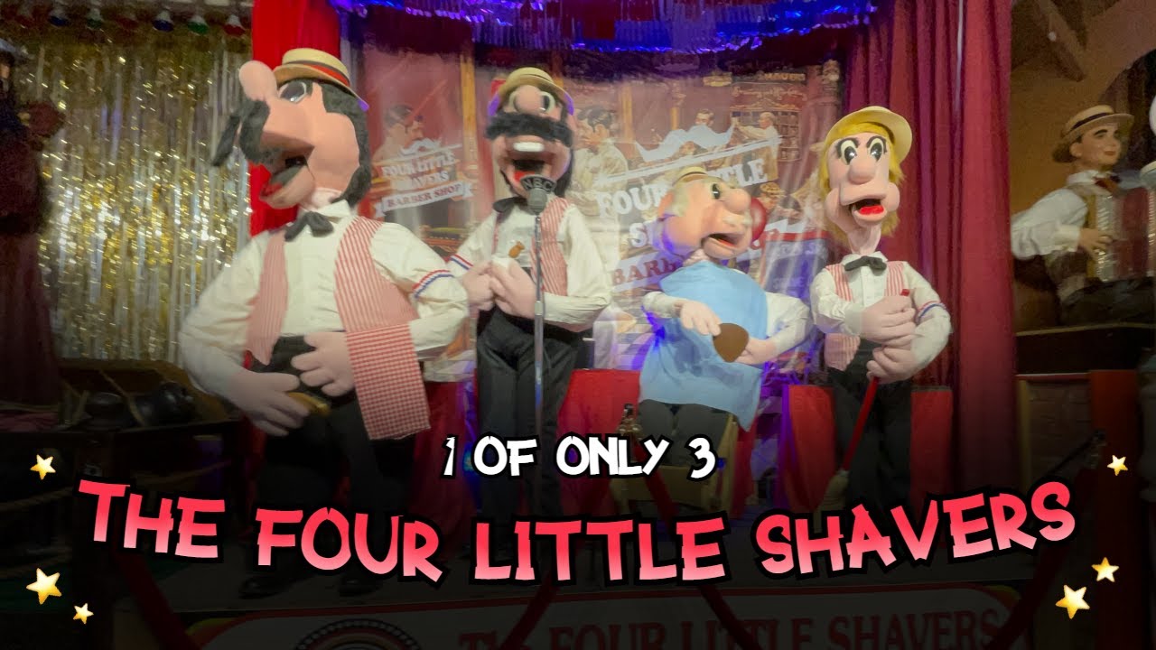 1 OF ONLY 3 BUILT! ⭐ The Four Little Shavers Animatronics - Volo Auto Museum IL