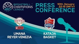 Umana Reyer Venezia v Kataja Basket - Press Conference