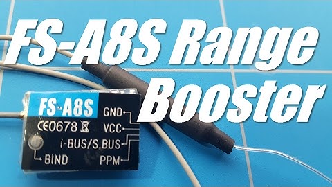 FS A8S Flysky Receiver Mods Antenna Range Booster
