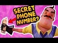 IS THE CODE A SECRET PHONE NUMBER?! | Hello Neighbor Gameplay