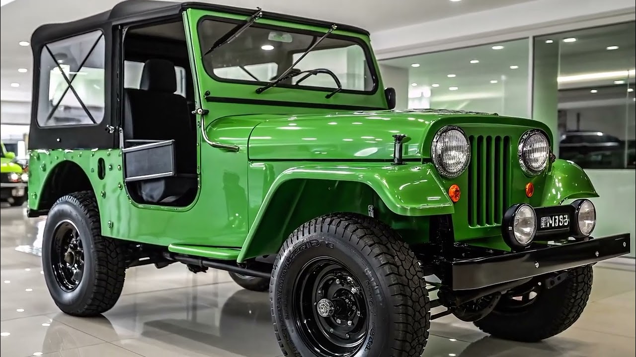 “2025 Mahindra CJ3B Jeep REBORN! 🔥 Insane Off-Road Monster Upgrade You MUST See