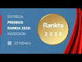 Entrega de los VI Premios Rankia Inversión