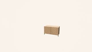 360° Parametric Scandinavian Cabinet | Archicad 27 (PARAM-O)