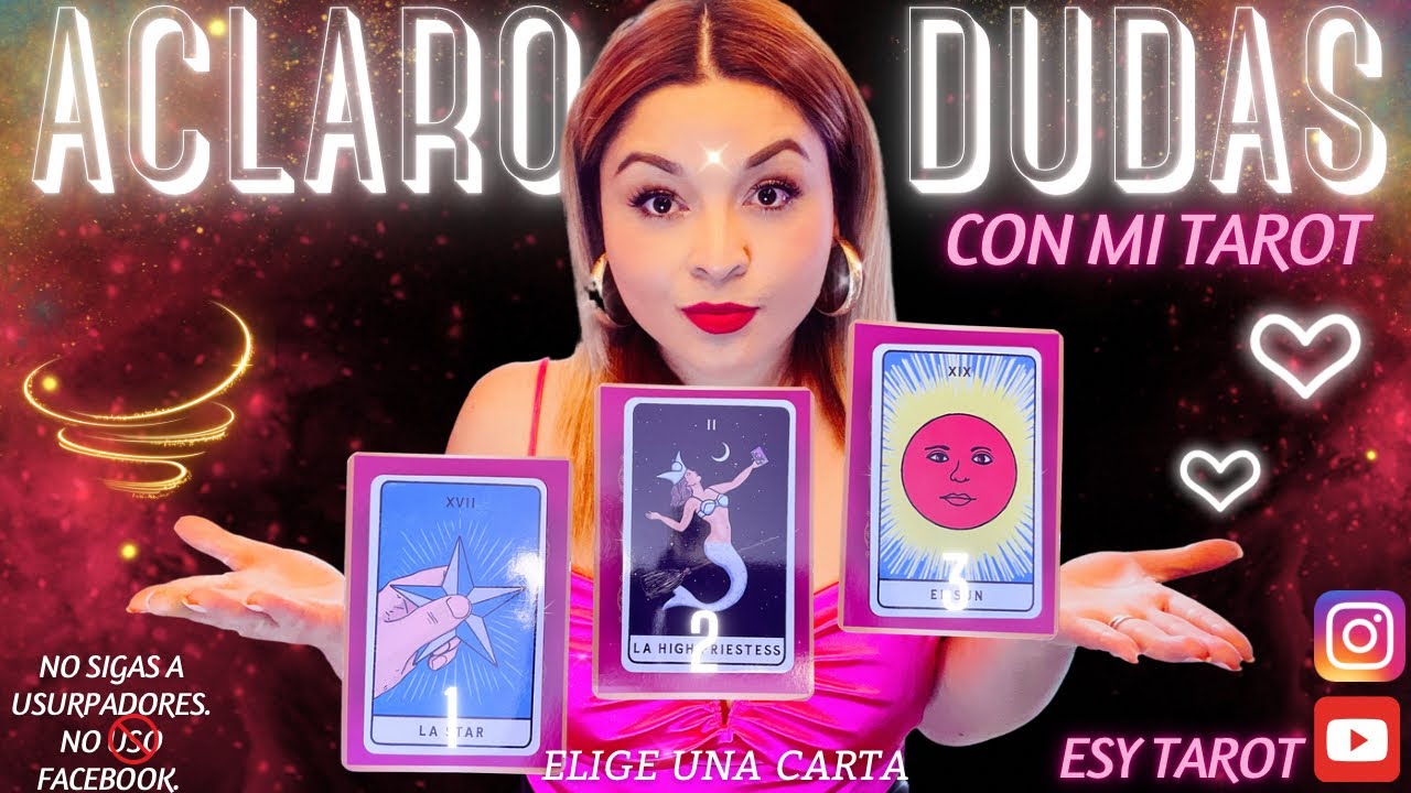 Te saco de Dudas!🔮Ocurrirá tal Cual♥️TAROT SIN TIEMPO•acciones y futuro inmediato #eligeunacarta