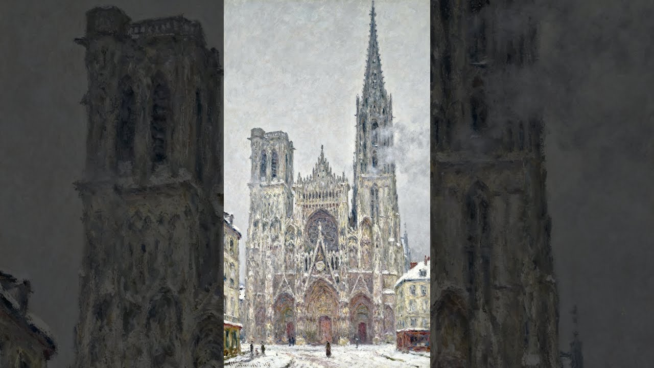 Timeless Normandy Winter ❄️ | Mont-Saint-Michel & Rouen in Oil Art