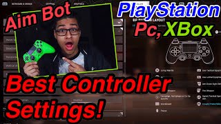 The BEST CONTROLLER SETTINGS For WARZONE! (Cold War Warzone)