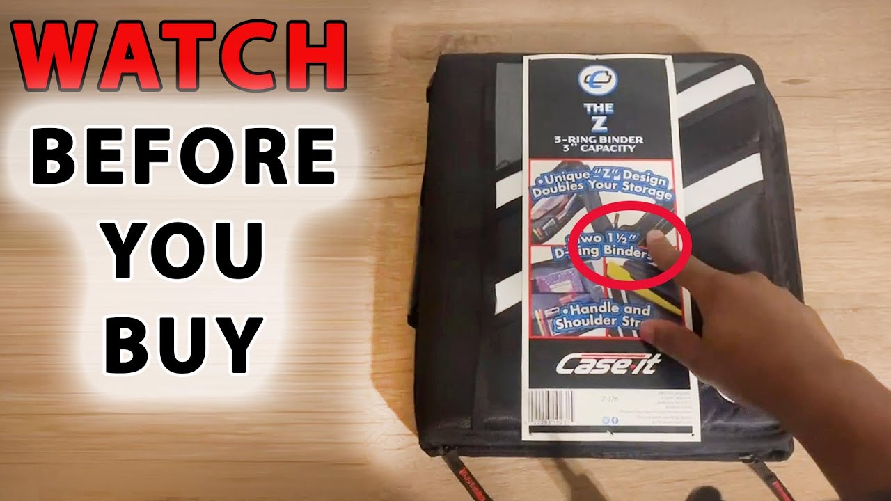 Watch This Before Buying The Case It Binder