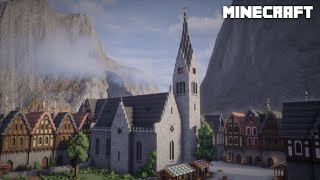 Minecraft: How to build a Medieval Church | Tutorial