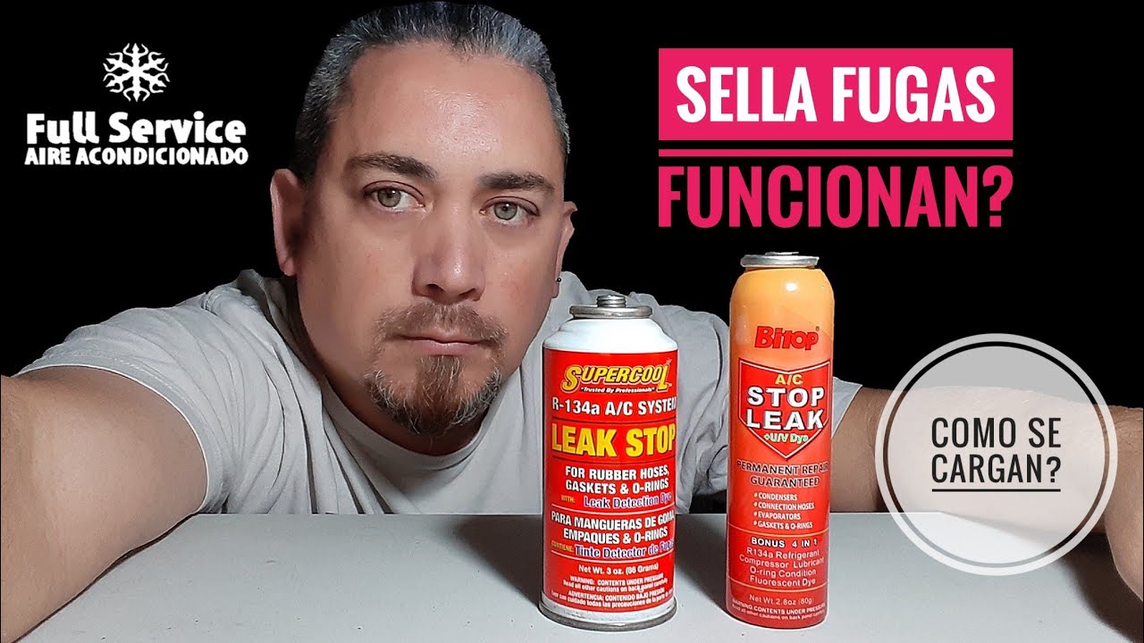 Stop Leak para R134a - Sella Fugas para Automotor 